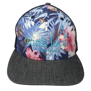 Drink Local San Diego Trucker Hat Multi One Size Double Portion Supply Aloha